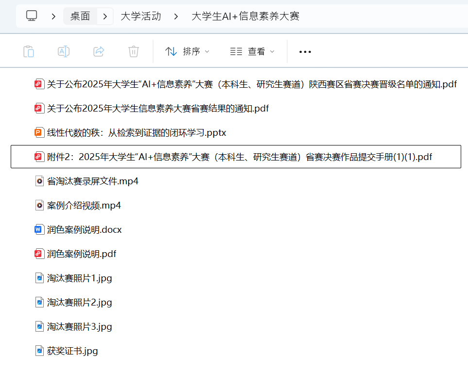 旧事重提：大学生“AI+信息素养”大赛参赛微记